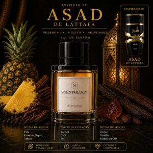 Scentology Arkan, perfume para hombre inspirado en Asad de Lattafa
