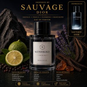 Scentology FEROX, perfume para hombre inspirado en SAUVAGE de Dior